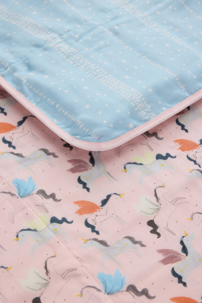 Muslin Quilt - Unicorn Ballet
