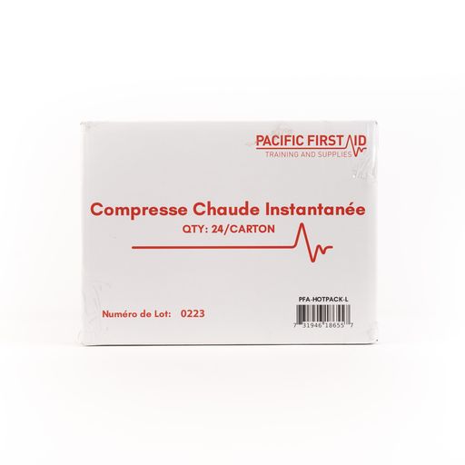 Compresse chaude instantanée 5 x 9 po