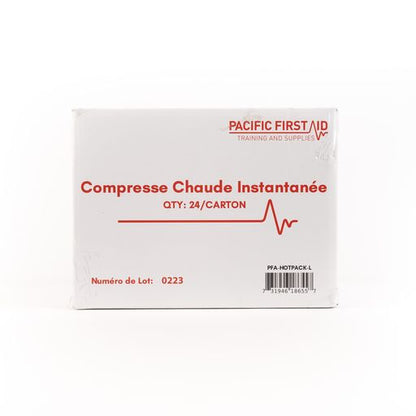 Compresse chaude instantanée 5 x 9 po