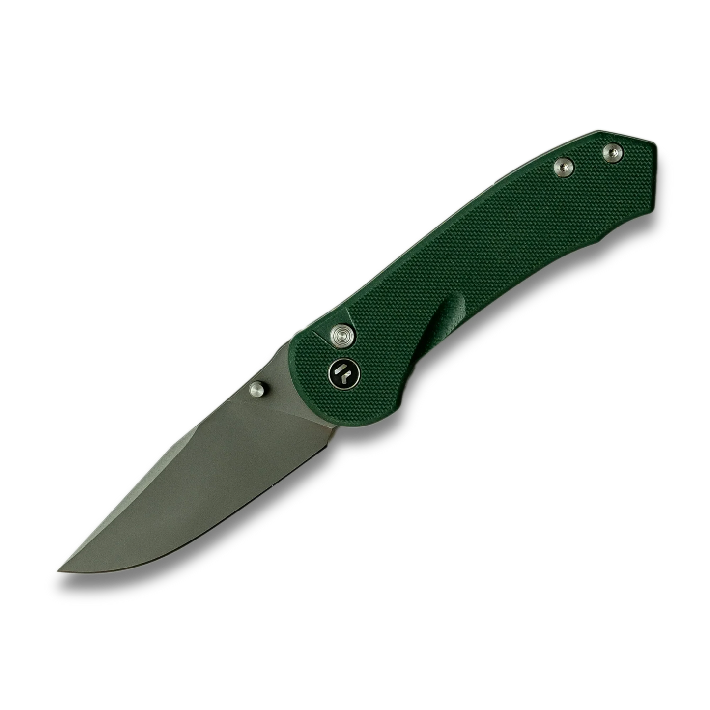 Couteau pliant Quick Clip - Acier 14C28N, G10 vert militaire