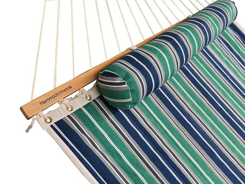 Hamac matelassé de luxe avec support en bambou