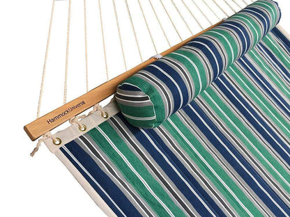 Hamac matelassé de luxe avec support en bambou