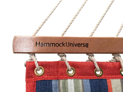 Hamac matelassé de luxe avec support en bambou