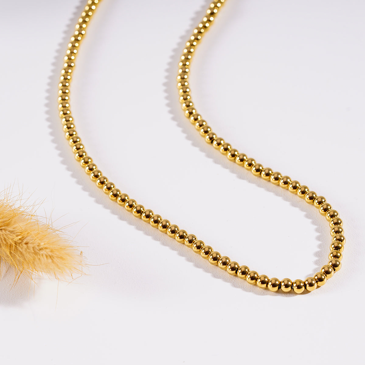 RIKKO : Collier contemporain à perles-boules