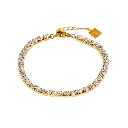 RITMO Gold : Bracelet Tennis Classique – Élégance Intemporelle pour Chaque Occasion