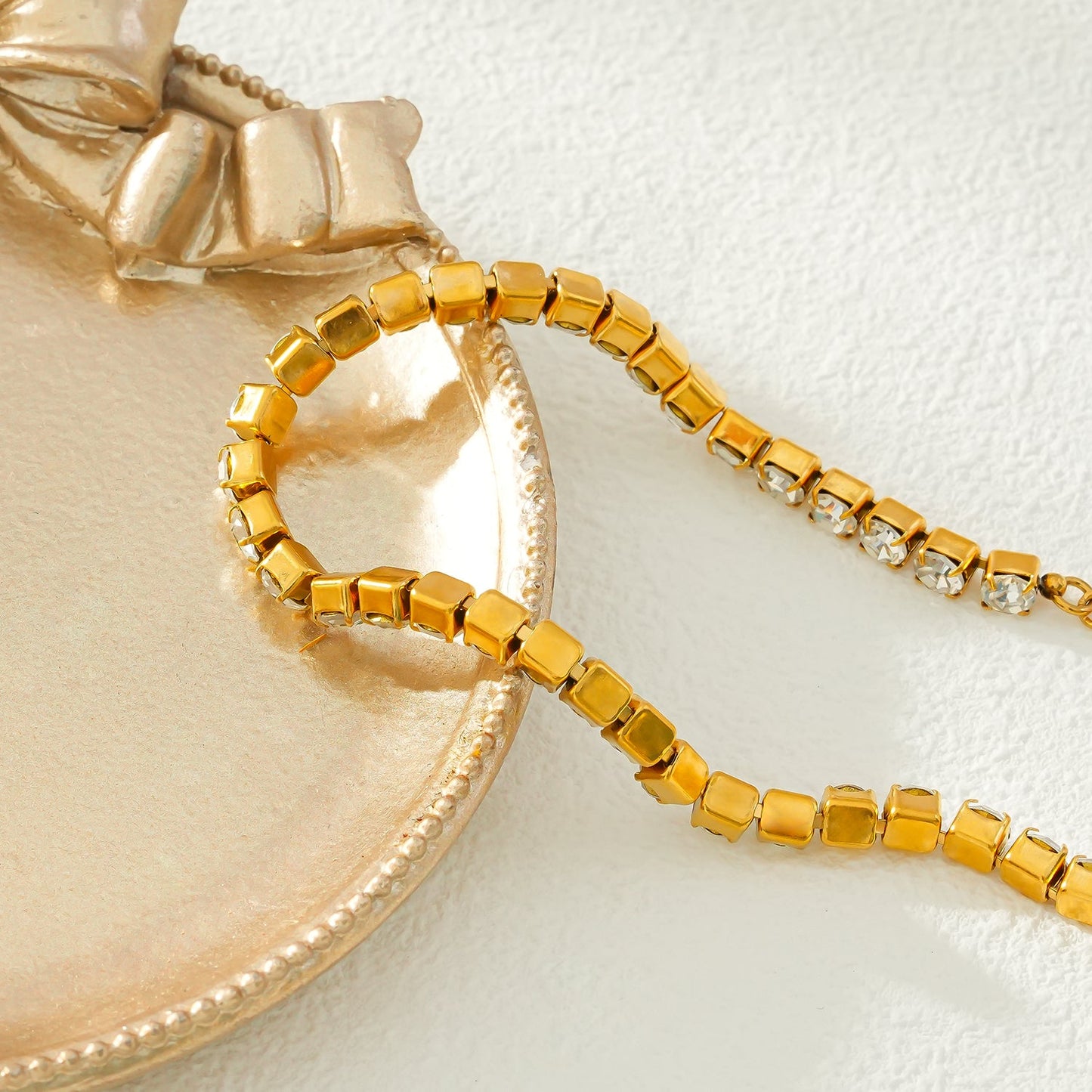 RITMO Gold : Bracelet Tennis Classique – Élégance Intemporelle pour Chaque Occasion