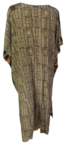 PRC6760 Kaftan long Avatar en pure soie