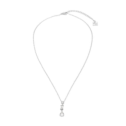 Collier chaîne avec pendentif Style ROCHINA Argent : un trio de breloques en oxyde de zirconium