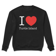 J'adore le pull de l'équipage de l'île de la Tortue
