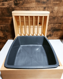 Dowel Style Hay Feeder and Litter Size