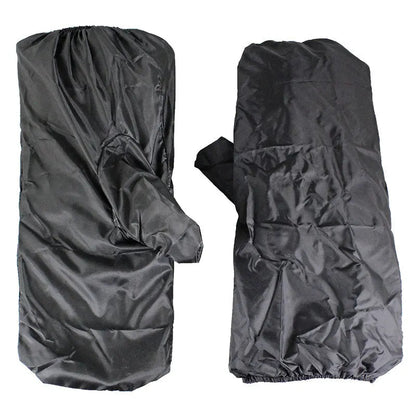 Gants de moto en cuir pour homme Open Road avec housse imperméable