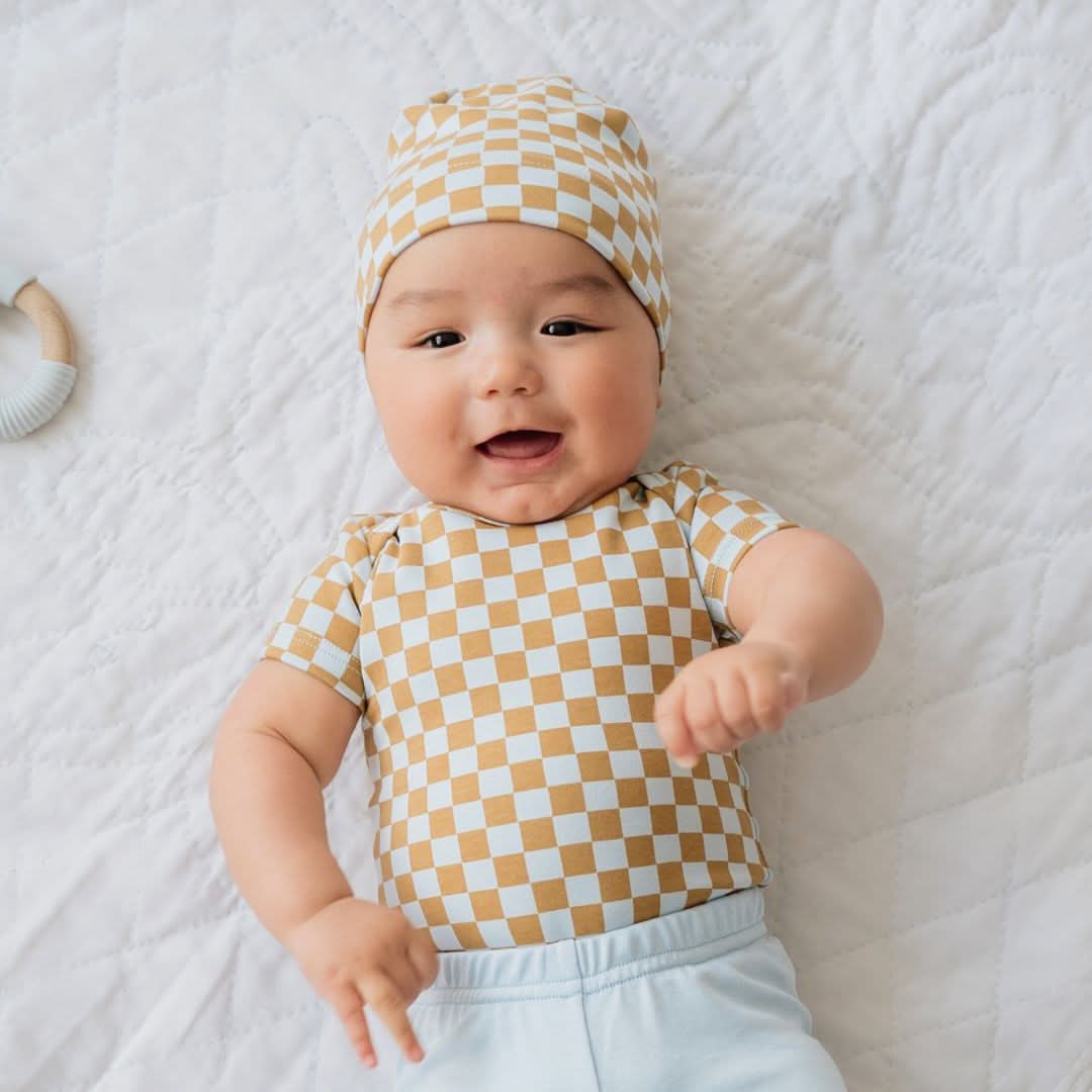 Baby/Kids' Bamboo Beanie | Berry Stripe