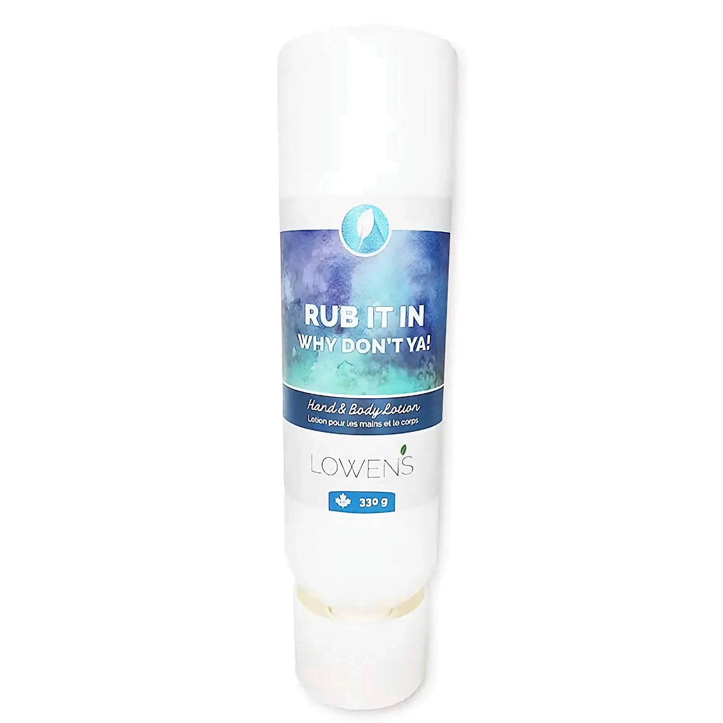 Rub it in Why Don’t Ya! Lotion pour les mains et le corps, formulée par un pharmacien