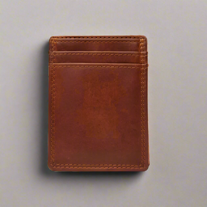 Porte-cartes Rugged Earth en cuir pour homme