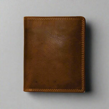 Portefeuille en cuir pour homme Rugged Earth avec porte-monnaie