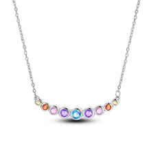 Collier pendentif en argent sterling Rainbow Sparkle