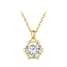 Stunning 1 Carat Moissanite Pendant Necklace | 925 Sterling Silver | Wedding & Bridal Fine Jewelry