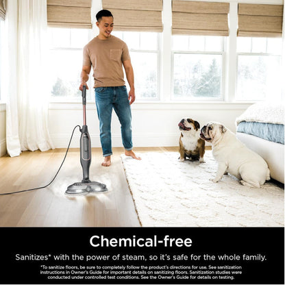 SHARK S7201 Steam & Scrub with Steam Blaster Technology All-in-One Hard Floor Steam Mop - Factory serviced with 90 day warranty