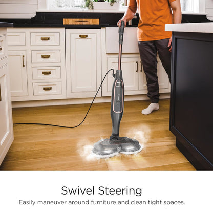 SHARK S7201 Steam & Scrub with Steam Blaster Technology All-in-One Hard Floor Steam Mop - Factory serviced with 90 day warranty