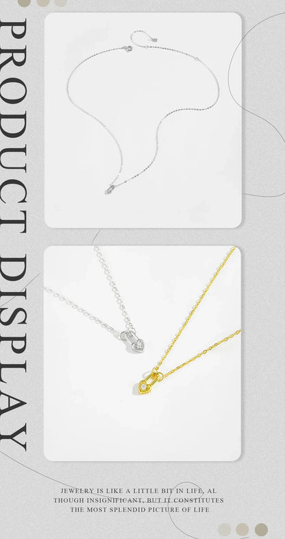Pendentif Cœur en Argent Sterling