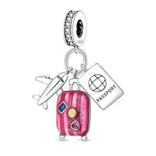Lavender Dreams Sterling Silver Travel Charm