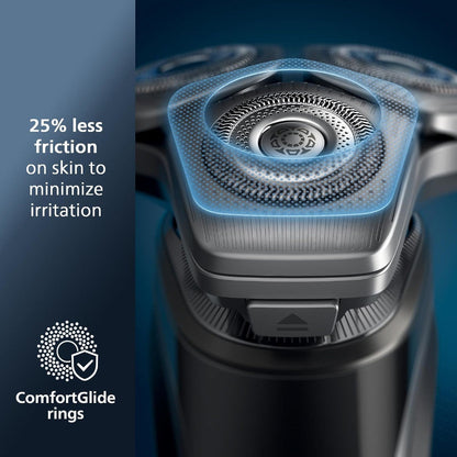 PHILIPS S9982/50 Electric Shaver Series 9000, Wet & Dry Electric with Dual SteelPrecision Blades