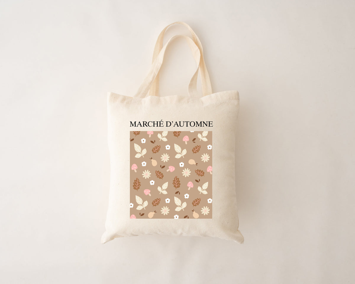 Sac réutilisable - Marché d'automne
