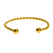 SAFIYA: Twisted Elegance - Adjustable Rope Bracelet with Ball Bead Accents