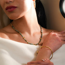 SAFIYA: Twisted Elegance - Adjustable Rope Bracelet with Ball Bead Accents