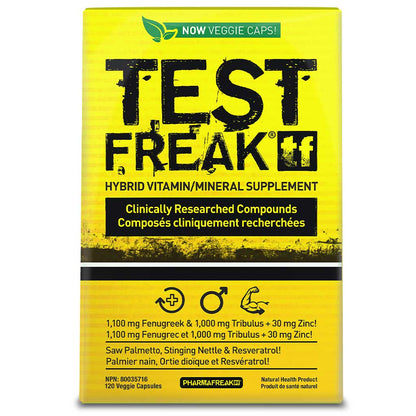 PharmaFreak TEST FREAK, 120 VCaps