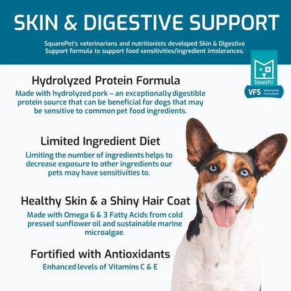 SquarePet - Skin & Digestive Support Dry Dog Food