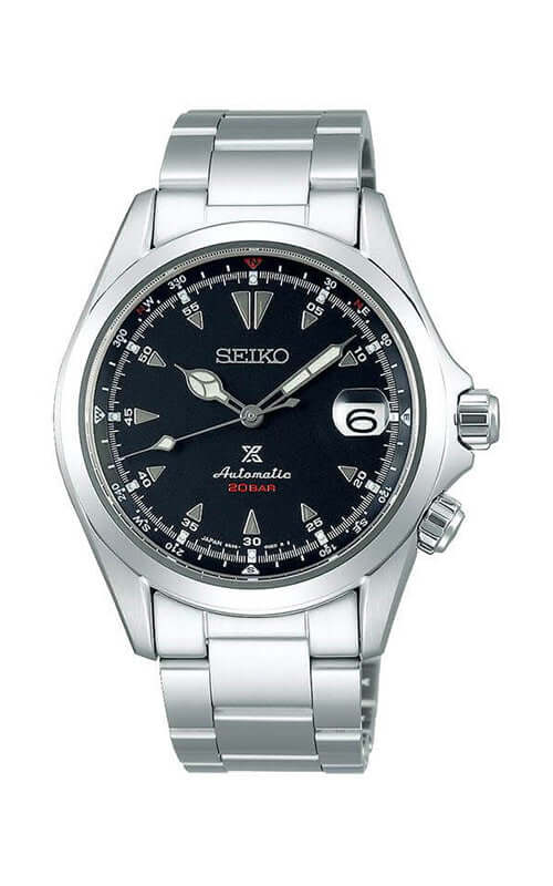 Montre homme Seiko Prospex Alpinist cadran noir 'Sharks Tooth' SPB117J1