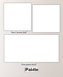 Histoire Superposée – Ensemble de 3 toiles verticales pour affichage portrait