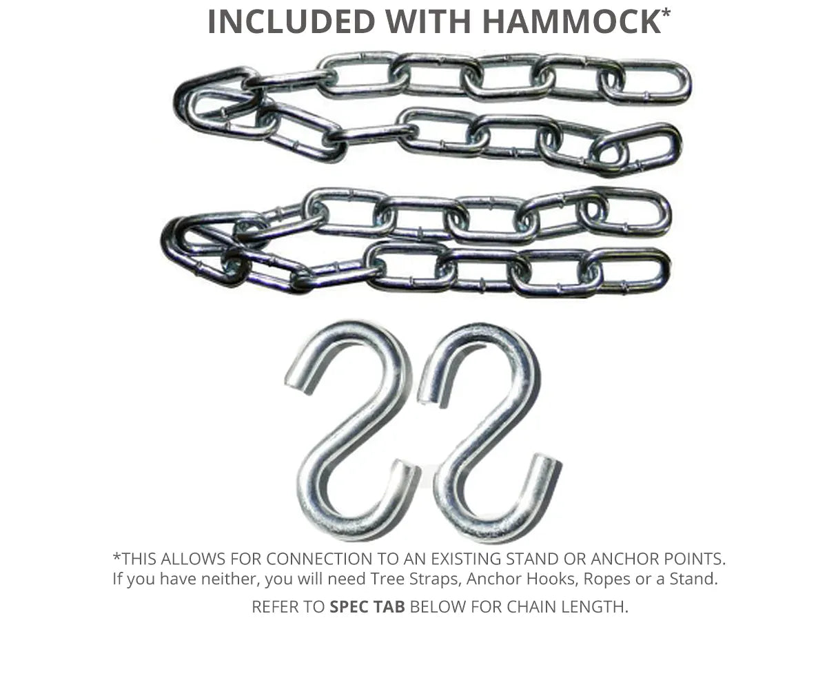 Hamac en corde polyester – Luxe tissé doux