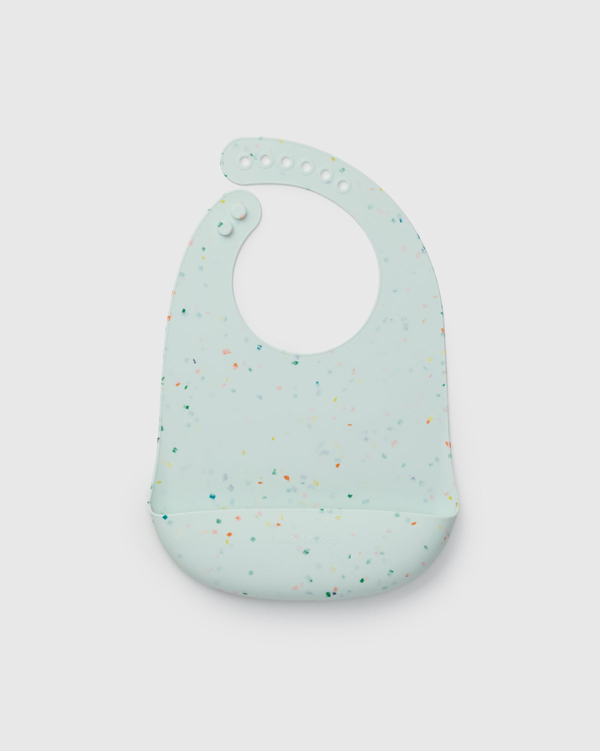 Silicone Bib - Confetti Mint