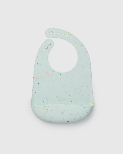 Silicone Bib - Confetti Mint