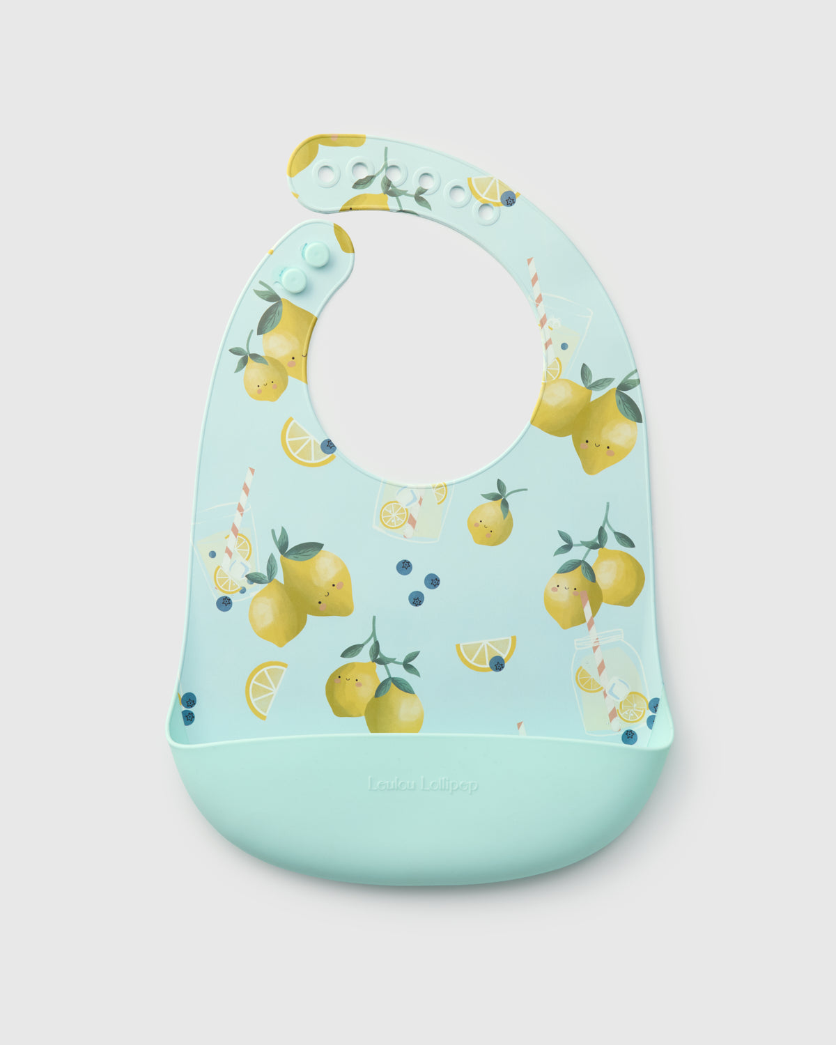 Silicone Bib Printed - Lemon Squeezy