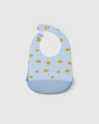 Silicone Bib Printed - Ocean Explorer