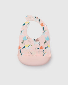 Silicone Bib Printed - Unicorn Ballet