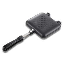Yoshikawa Japanese Stovetop Sandwich Maker – Non-Stick Panini Press (Gas Stove Only)