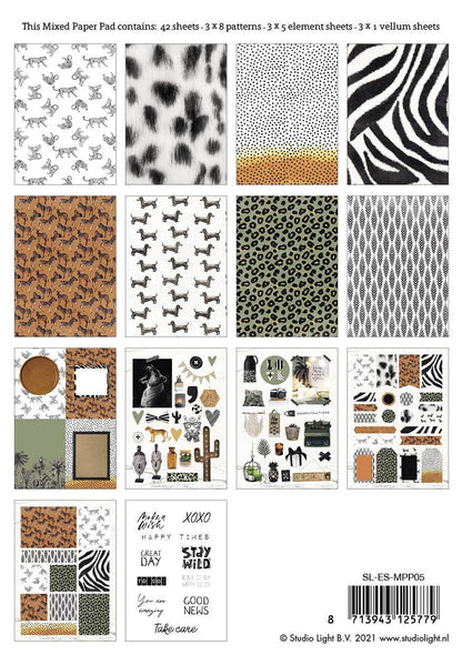 SL Mixed Paper Pad Pattern Paper Essentials 148x210mm 42 Sh nr.5
