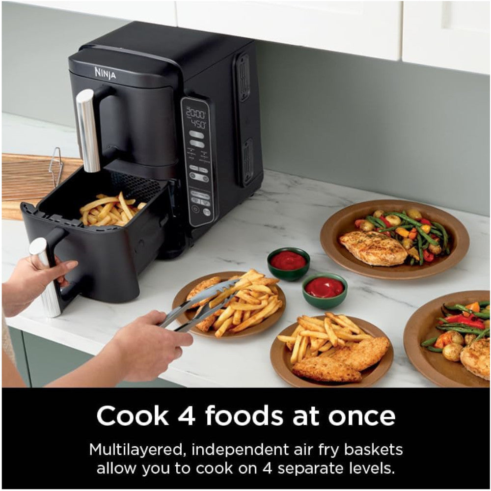 NINJA SL202CCO Double Stack Air Fryer Oven - Factory serviced with Home Essentials warranty