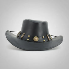 Chapeau de cowboy malléable avec balle de calibre 12 et ornements
