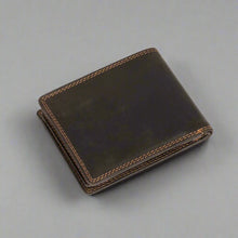 Portefeuille homme Greenwood Leather. Cuir huilé anti-RFID