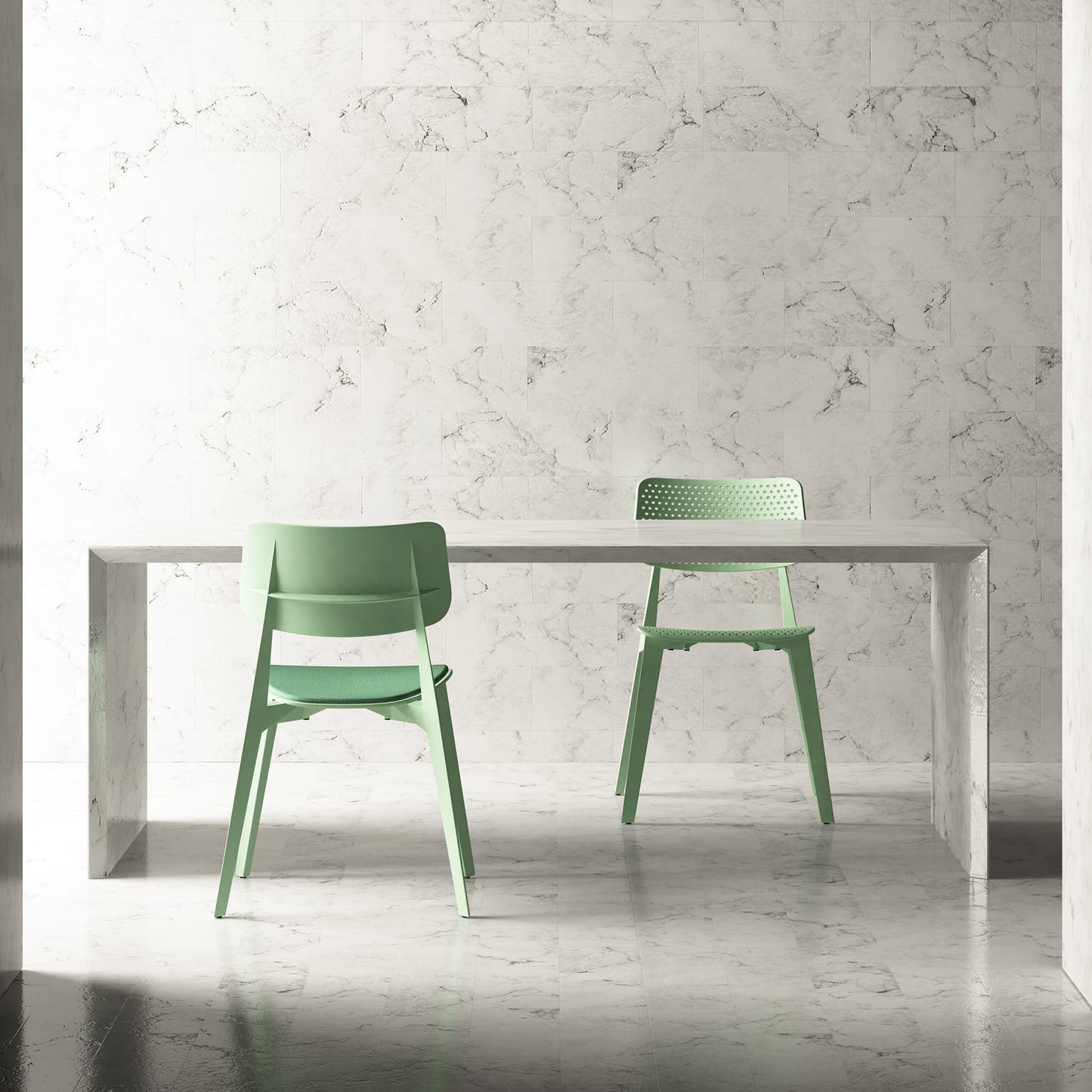 Chaise perforée Stellar<br> Utilisation intérieure et extérieure