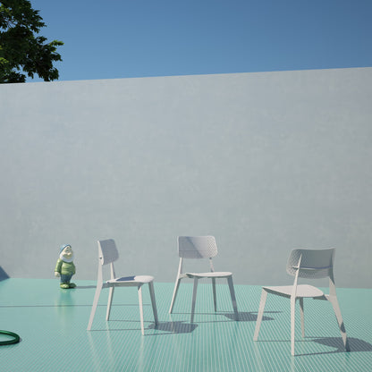 Chaise perforée Stellar<br> Utilisation intérieure et extérieure