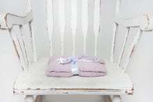 Iced Lilac Solid Double Layered Print Lovey