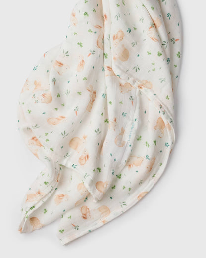 Muslin Swaddle - Bunny Meadow