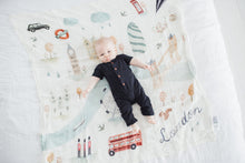 Baby Muslin Swaddle in Tanboocel® Bamboo Viscose - London