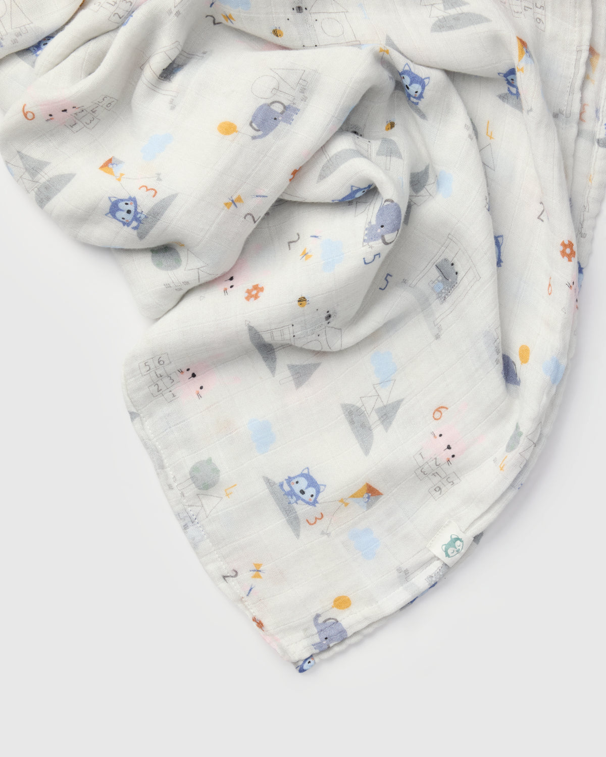 Muslin Swaddle - Mini Mathletes